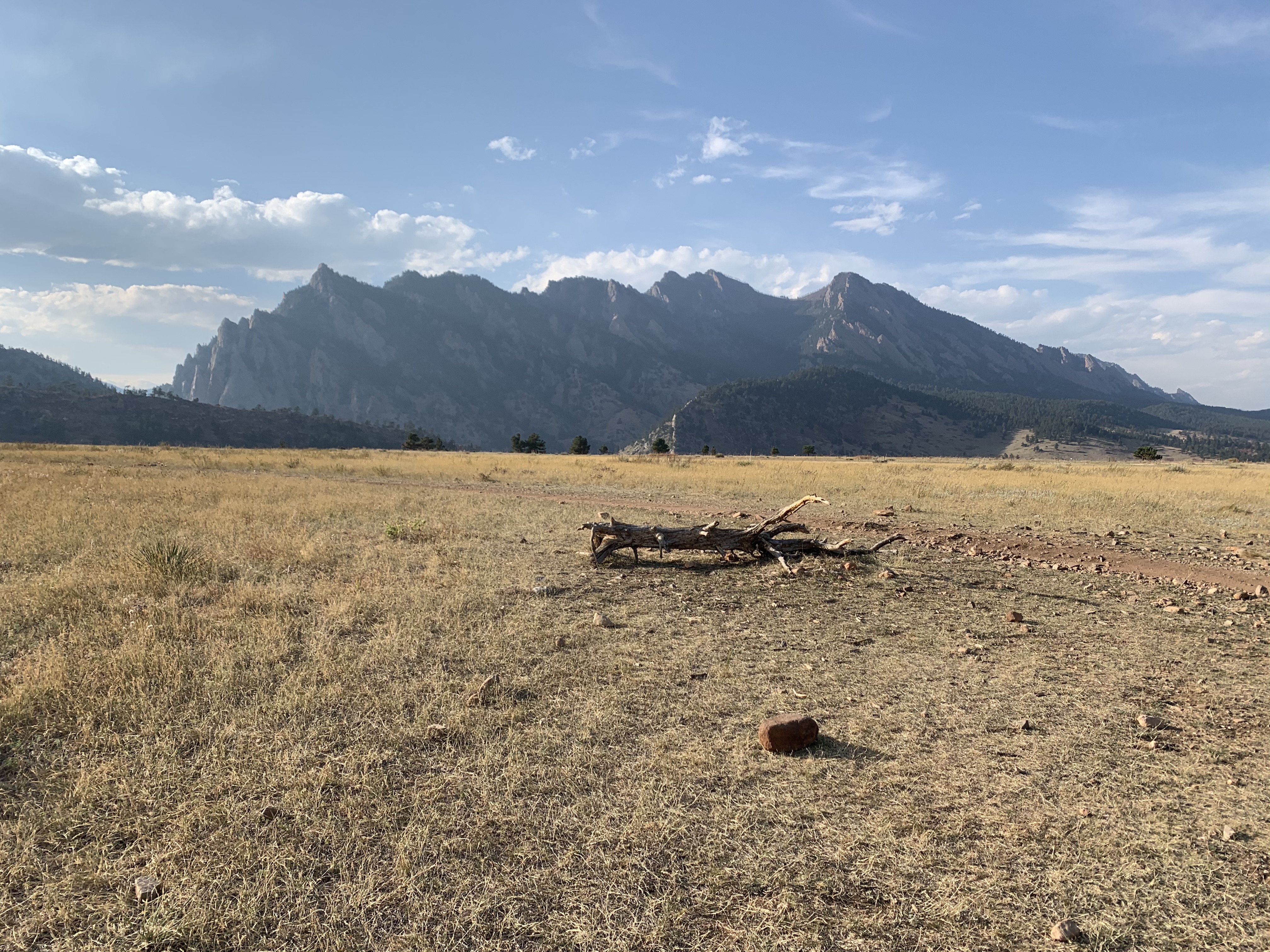 view of mountains from trail